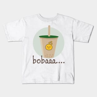 Boba bubbles tea Kids T-Shirt